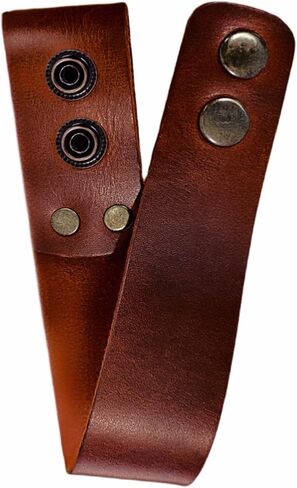 Havzoria Thick Grain Leather Whip Holster Handmade Belt Whips Holder Bullwhip Whip Loop for Horse Riding in Saudi Arabia