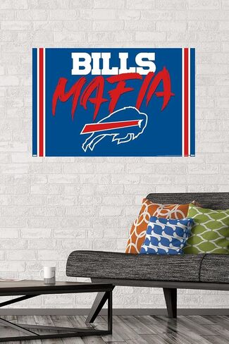 Trends International NFL Buffalo Bills - Bills Mafia Wall Poster, 22.37" x 34.00", Premium Unframed Version in Saudi Arabia