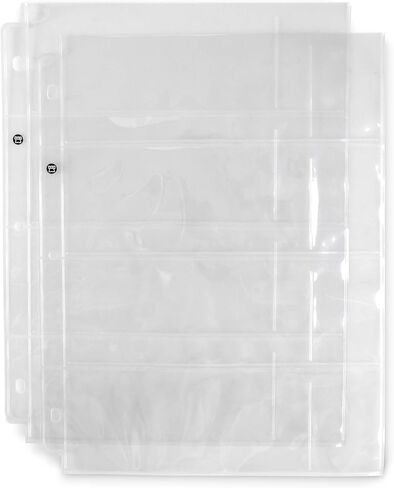 أكمام من الفينيل مكونة من 20 صفحة - حماية مجموعة العملات لهواة الجمع in Kuwait