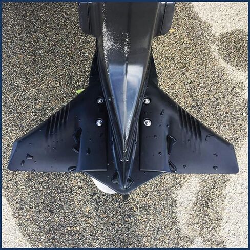 Five Oceans Hydrofoil, Hydrofoil for Outboard Motor, Hydro-Stabilizer Fins for Outboards and Stern Drive, Up to 50HP, Black - FO4470 in Saudi Arabia