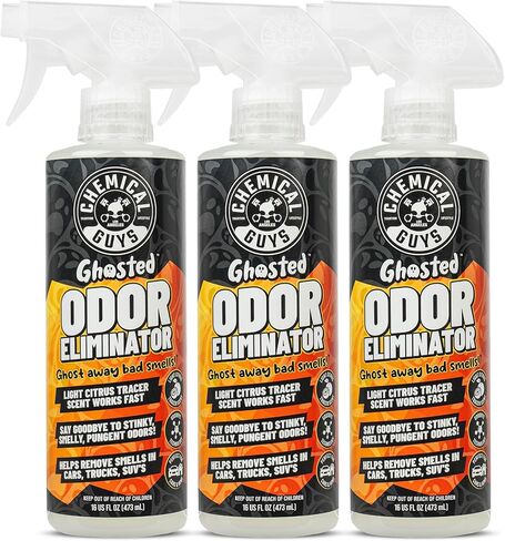Chemical Guys SPI23216 Ghosted Complete Interior Vehicle Odor Eliminator, Great for Cars, Trucks, SUVs, RVs, Home, Office & More, 16 fl oz in Saudi Arabia