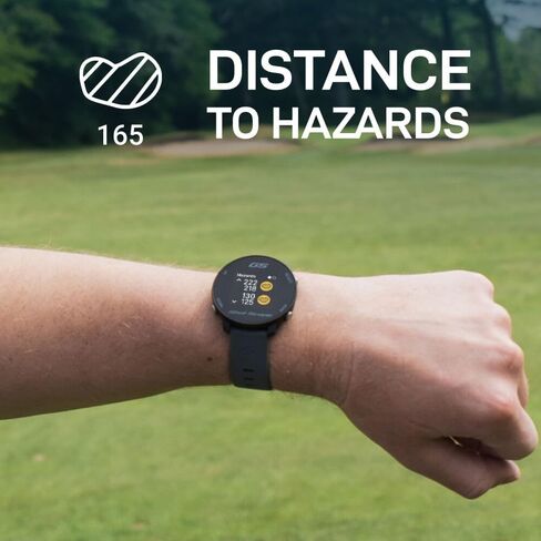 Shot Scope G5 GPS Golf Watch | F/B/M Dynamic Yardages to Green | Distances to Doglegs/Layup Points | Includes 2 Watch Straps (Gray) in Kuwait