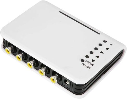 جهاز تقسيم الفيديو Sonew، مجموعة نظام معالجة الكاميرا CCTV Video Quad Splitter Switcher 4 قنوات مع محول BNC in Saudi Arabia