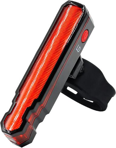 ضوء خلفي للدراجة، أضواء تحذير حمراء مع 15 خيارًا للوضع، قابلة لإعادة الشحن عبر USB، 2 ساعة LD/LED، أضواء الدراجة الجبلية ذات الوضع المزدوج للركوب الليلي in Kuwait