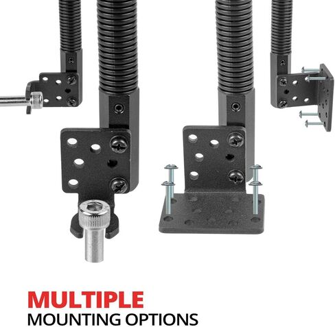 حامل تابلت Tackform للسيارة والشاحنة [ELD Mount] حامل قضيب ألومنيوم صناعي مقاس 22 بوصة لسيارات الأجرة والشاحنات والمركبات وشبه وما إلى ذلك. متوافق مع iPad وGalaxy وSurface والمزيد. in Saudi Arabia