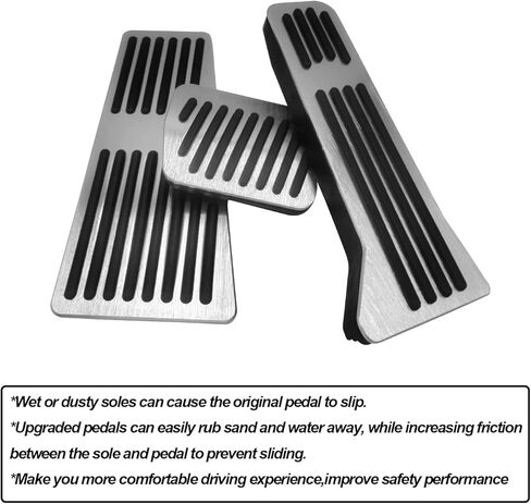 أغطية دواسة فرامل الغاز لراحة القدم متوافقة مع Mazda CX5 CX-5 CX 5 2013-2023 (فضي) in Kuwait