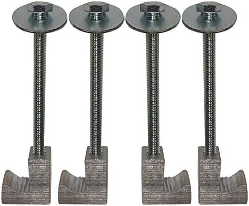 سهلة التركيب - صندوق أدوات الشاحنة J Clamps - أربطة من الألومنيوم (4 عبوات) in Kuwait