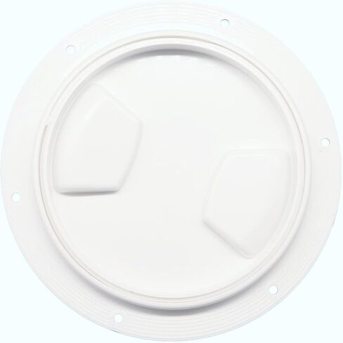 Boat 5 Inch Inspection Port Boat Access Seal Kayak Hatch Plus RV Marine Tight Hole Cover Lid (White) in Saudi Arabia