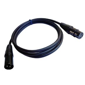 5ft XLR Microphone Cable,3 Pin Mic Cord for Speaker Systems and More XLR Audio Devices,Black (Male to Male)