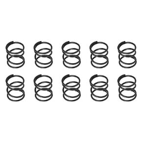1.2x14x15mm(DxODxL) Compression Spring - 10Pack - Good for Machinery - Spring Steel Extension Spring - Black