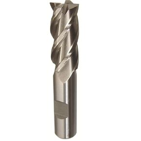 Drill America 7/8" Cobalt 4 Flute Single End End Mill, DWC Series