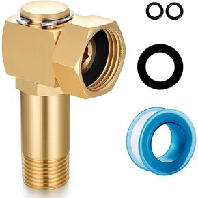 Garden Hose Reel Parts Fittings Swivel Elbow Connector Garden Hose Swivel Reel Replacement Parts Brass Replacement Part Swivel Adapter (1 PCS)