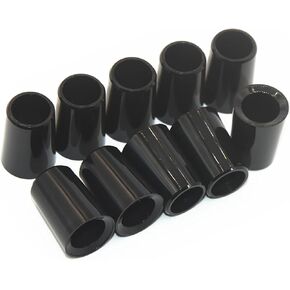 10pcs.370 Golf Ferrules High Grade Tapered Black Ferrule Caps for Golf Hybrid Wedge Iron Shaft 9.3 * 20 * 13.6mm