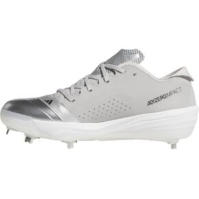 adidas Men's Adizero Impact Silver Speed Baseball Sneaker