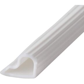 Trademark Soundproofing Silicone Soundproof Seal - White Weather Stripping Door Seal for Door Frame, Door Seals for Exterior Doors, Noise Reduction Solution - 0.5'' Wide 20 ft Long
