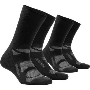 AKASO 2 Pairs Ultralight Running Socks, Crew Coolmax Cotton Athletic Sport Quarter Hiking & Running Socks for Men & Women