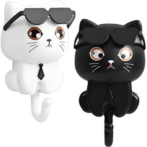 Interesting Cat Key Holder Creative Cat Key Supplies, Hanging Cute Key Holder Decorations, Cute Key Holder for Wall, Pet Wall Hooks Cat Room Home Tools Decor for Hanging Keys, Clothes, Bags, Towels