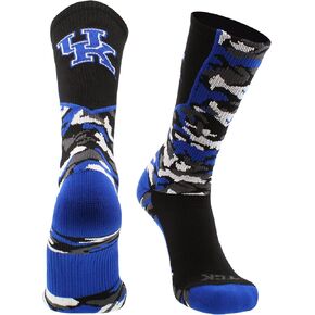TCK Kentucky Wildcats Socks Woodland Camo Crew