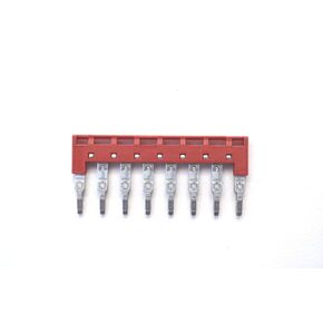 Dinkle DSS4N-08P DIN Rail Terminal Block Press-Fit Jumper DK4N Eight Pole, Pack of 50