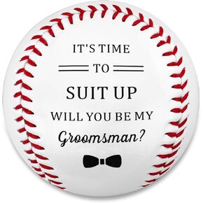 Groomsman البيسبولس Groomsman اقتراح هدية هدية للرجال صديق Homie البيسبول من Groom Bachelor Party Fox for Wedder in Kuwait