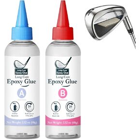 Quickly Cure Golf Club Epoxy 4.23oz, Quick Cure Transparent Durable Golf Epoxy, Golf Shaft Epoxy Used to Repair All Golf Clubs, Golf Heads, Drivers, Putters and Irons