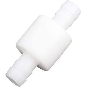 One Way Backflow Preventer, 3/8" Inline Water Check Valve, Plastic Corrosion Resistant 10mm Gas for Fuel Diesel
