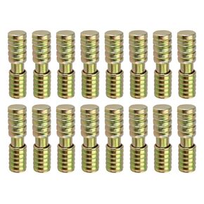 Create idea 16 Pairs Model Railway Train Rail Baseboard Alignment Dowels Dowel Pins Carbon Steel Alignment Pins Suitable for Ø 8 mm Hole