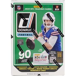 2022 Panini Donruss Football Blaster Box - 90 Trading Cards per Box