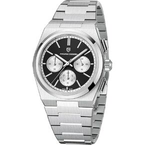 CEYADG Pagani Design Chronograph Watches for Men Analog Wrist Watch, Stainless Steel Quartz Men’s Watch; Sapphire Glass; 40mm