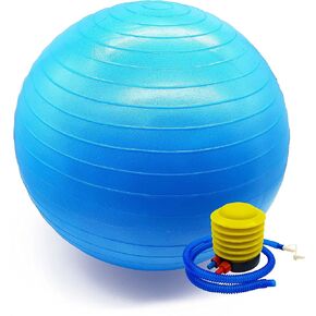 Gespann Yoga Ball Exercise Ball Anti-Burst Fitness Ball for Core Strength Training Yoga Physical Therapy Pilates with Quick Pump