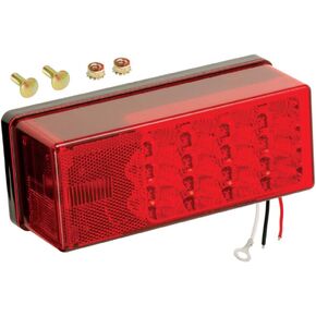 Fulton Wesbar 407535 Left Hand Low Profile LED Waterproof 8-Function Tail Light - one size