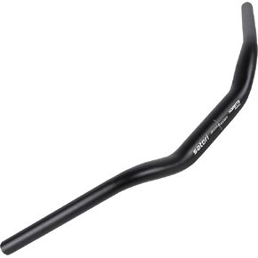 Satori NOIRETTE Seagull Trekking Commuting Bike Bicycle Aluminium Alloy Swept Back Flat Handlebar 31.8x630mm - Rise 40mm - Sweep 40 Degree