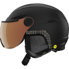 Giro Essence MIPS Vivid Ski Helmet - Snowboard Helmet for Women & Youth with Integrated Vivid Goggle Shield/Visor
