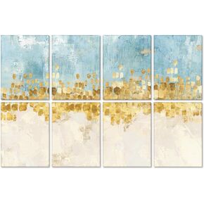 Evenreach Art Acoustic Panels, 48"X32" Self-adhesive Sound Proof Panels For walls, 8 Pack Decorative Sound Absorbing Panels for Home Office(Star)