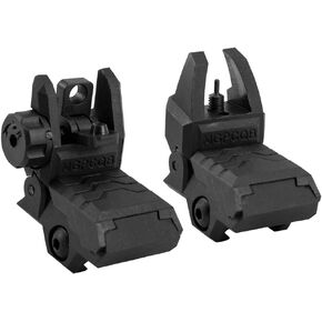 GVN Flip up Battle Iron Sights Front and Rear Sights for Rail