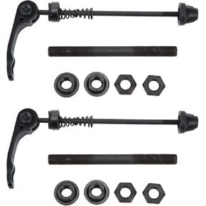 plplaaoo Bike Quick Release Skewer,Quick Release Skewer Front Rear Bicycle Axle Wheel Hub,2 Set Mountain Bike Front Quick Release Skewers Bicycle Front Axle Hollow Shaft,Bike Parts