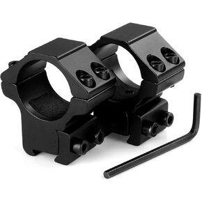 2-Pack Scope Rings 1" High Profile Rifle Scope Rings Mount Fits 3/8" - 11mm Dovetail Rails,Scope Rings 1 inch