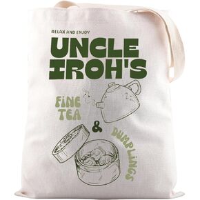JNIAP Cartoon Series Gift Uncle Tea Tote Bag For Fan Fandom Merch Anime Gift