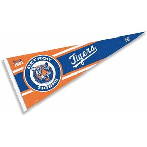 WinCraft Tigers Retro Vintage Throwback Full Size Pennant Flag