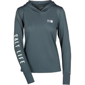 سترة ذات قلنسوة خفيفة الوزن للسيدات من Salt Life in Kuwait