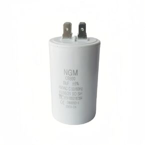 30UF CBB60 Motor Run Capacitor 450VAC Volts Round Cylinder 4 Pins, Metallized Polypropylene Film Capacitor for Motor Run, Air Conditioners, Washing Machines, Operating Voltage Range 250V ~ 450V
