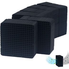 Replacement Carbon Filters Activated Charcoal Block Parts Resin Air Purifier Charcoal Cube Ultra-Absorption Honeycomb for ELEGOO Anycubic Mini Air Filter LCD DLP Resin 3D Printer(Pack of 6)