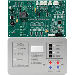 472100 Digital Display Temperature Controller Board Replacement for MiniMax NT Series Pool and Spa Heater - High Precision Temperature Control, Easy Installation, Durable Upgrade