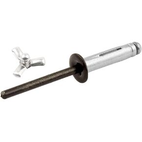 Allstar Performance Black 3/8" Aluminum Mandrel Tri-fold Rivet with Small Head