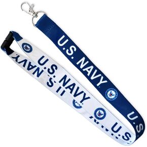 PinMart Officially Licensed U.S. Navy Military Patriotic Lanyard