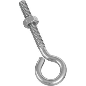National 1/4 in. x 3 in. Stainless Steel Eye Bolt Pack of 10