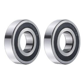 uxcell RLS9-2RS Deep Groove Ball Bearings 1.119 x 2.5 x 0.628 Inch Chrome Steel Bearing Double Sealed ABEC3 ZV2 Bearings