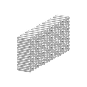 PATIKIL 304 Stainless Steel Dowel Pin 12x100 mm (1/2" Dia), 2 Pcs Hardened Metal Dowel Pins Bunk Bed Pegs Pin Replacement Hardware for Shelf Furniture Assembly DIY