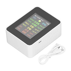9 in 1 Air Quality Monitor Air Detector Multifunctional Indoor Test Meter with Color LCD Digital Display for PM2.5