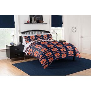 NORTHWEST 1COL-86400-I022-EDC Auburn Tigers Full Bed in Bag Set